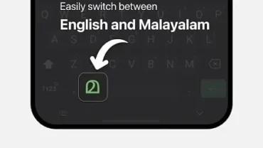 Malayalam Keyboard mod interface showing premium features