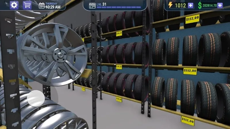 Managing inventory and customer interactions in Car Mechanic Shop Simulator 3D.