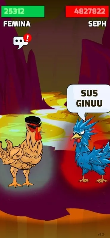 Manok Na Pula mod apk gameplay.