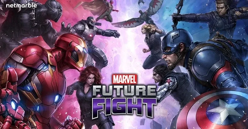 Jugabilidad de MARVEL Future Fight con cristales infinitos.