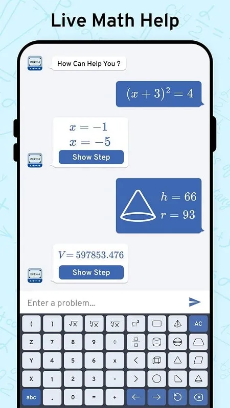 Math Scanner By Photo built-in calculator