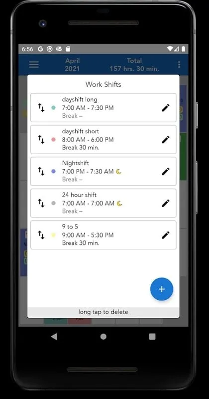 Megashift mod interface showing premium features