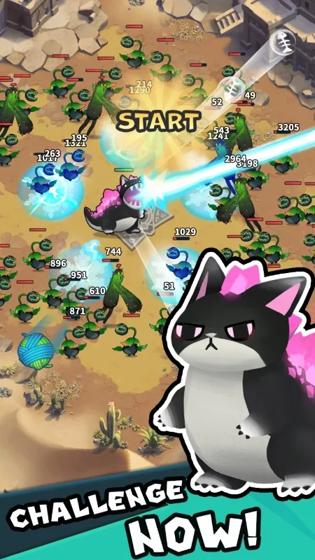 Tampilan Menu MOD di MeowZilla