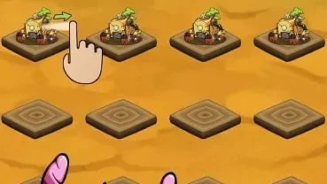 Merge Monsters gameplay on an Android device.