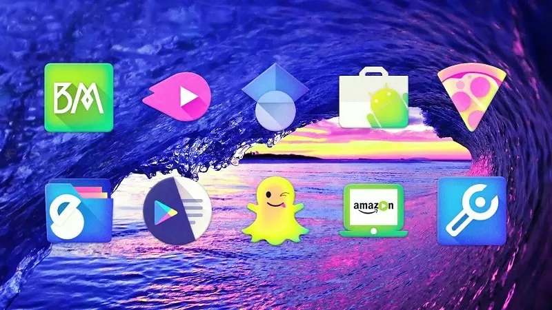 Mermaid Icon Pack showcasing various icon styles