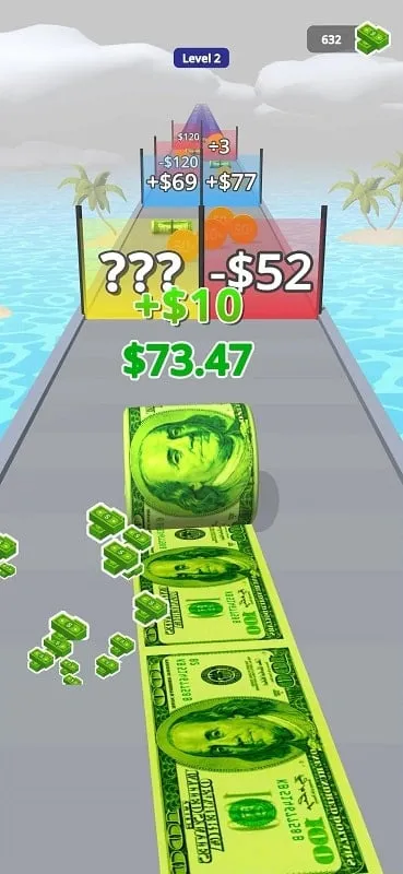 Money Rush home screen interface