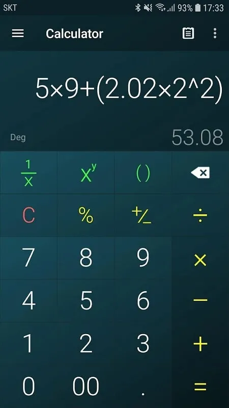 Multi Calculator mod interface showing premium features