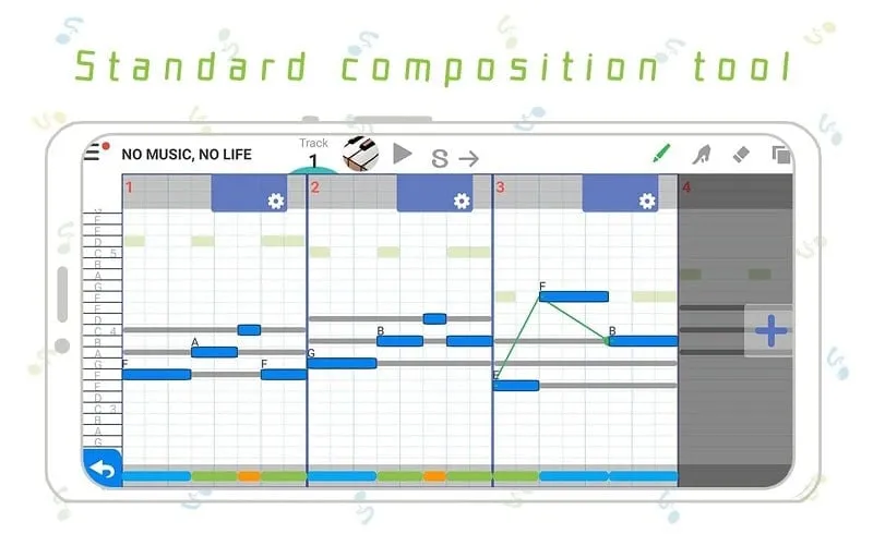 musicLine mod interface showing premium features