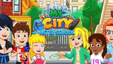 My City After School mod interface showing premium features