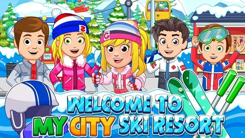 My City Ski Resort showcasing various activities.