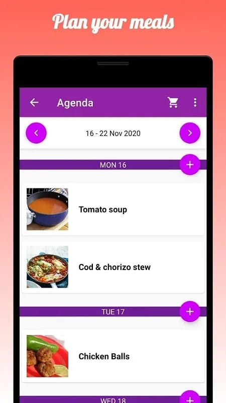 My Recipe Box Mod APK displaying a recipe