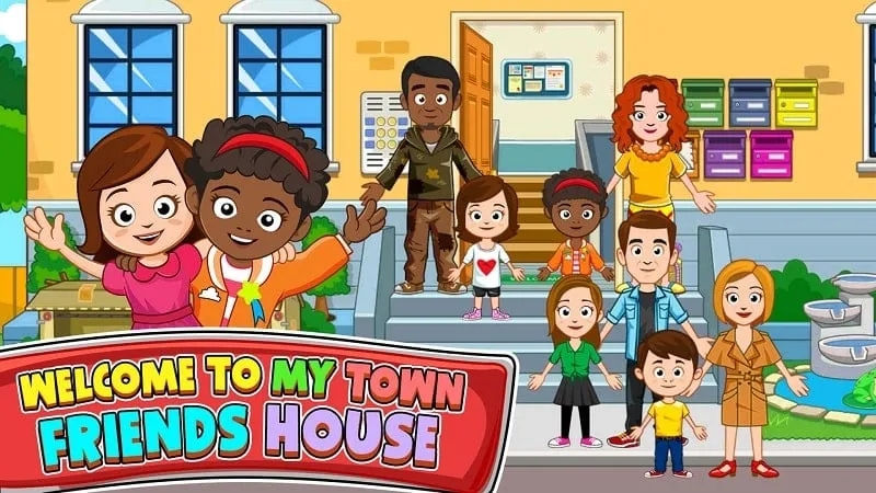 My Town Friends house game mod