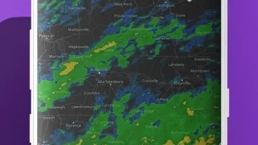 MyRadar Weather Radar mod interface showing premium features