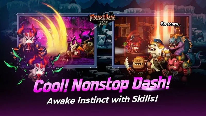 Tìm file APK Dark Hero Dash trong trình quản lý tệp.