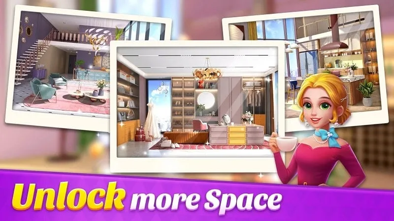 Cara instalasi Space Decor: Mansion MOD APK di Android.