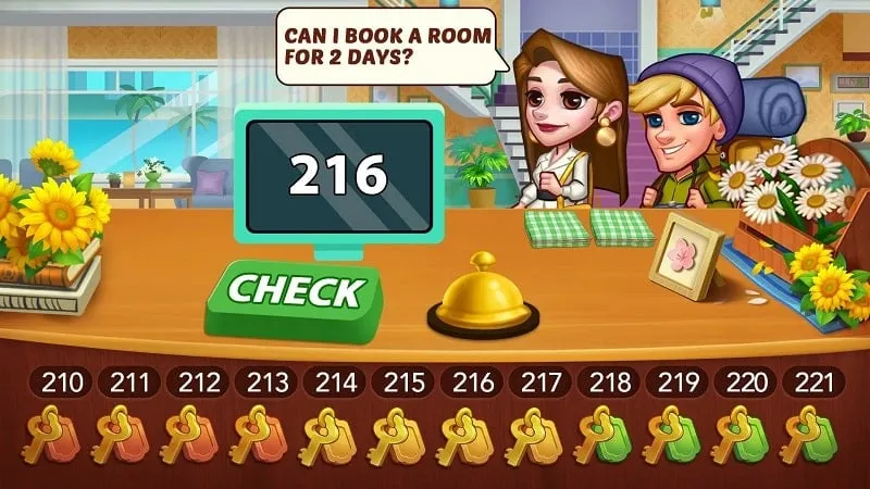 Panduan instalasi Hotel Frenzy MOD APK di HP Android.