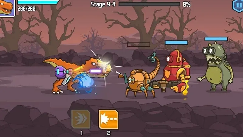 Panduan instalasi CyberDino: T-Rex vs Robots MOD APK di perangkat Android.