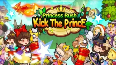 Navigating the main menu in Kick the Prince.