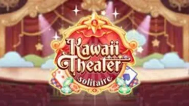 Navigating the main menu of Kawaii Theater Solitaire.