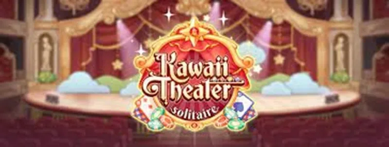 Navigating the main menu of Kawaii Theater Solitaire.