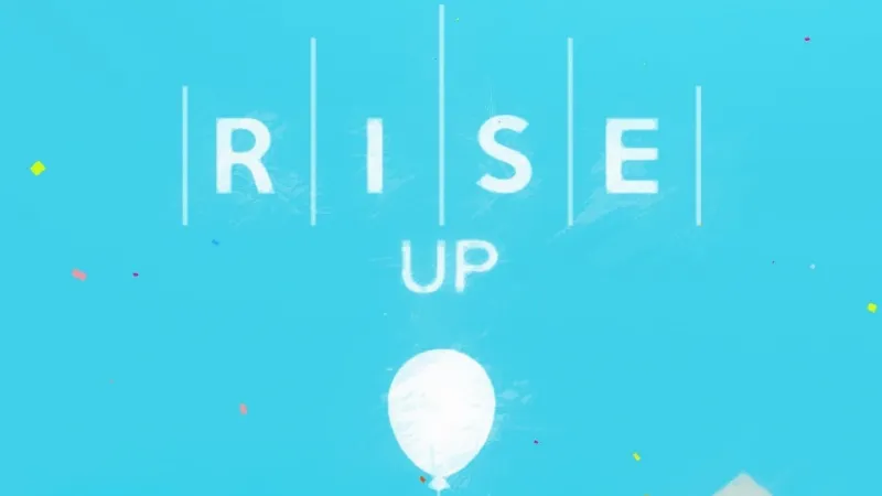 Navigating the varied obstacles in Rise Up.