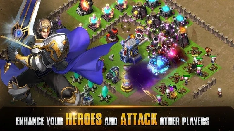 Menjelajahi berbagai map di Clash Row