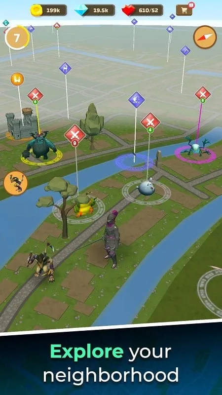 Navigating through Magic Streets' in-game menu.