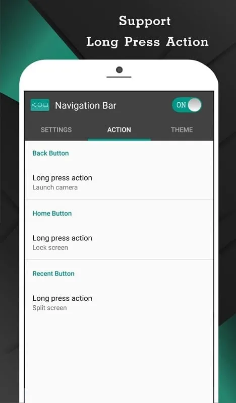 Tính năng và cài đặt của Navigation Bar