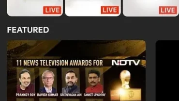 NDTV News mod interface showing premium features