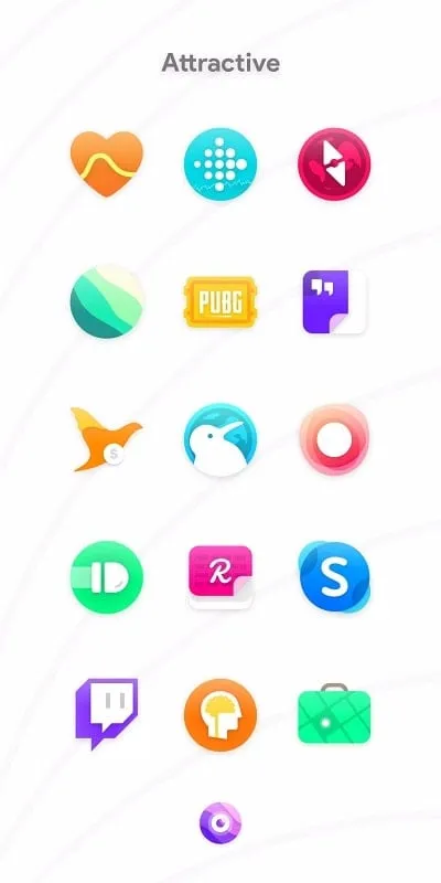 Nebula Icon Pack customization options