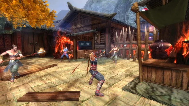 Nine Nights gameplay screenshot showcasing the combat.