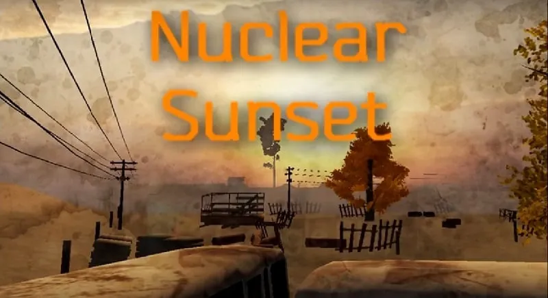 Nuclear Sunset in-game screenshot showcasing the desolate environment.