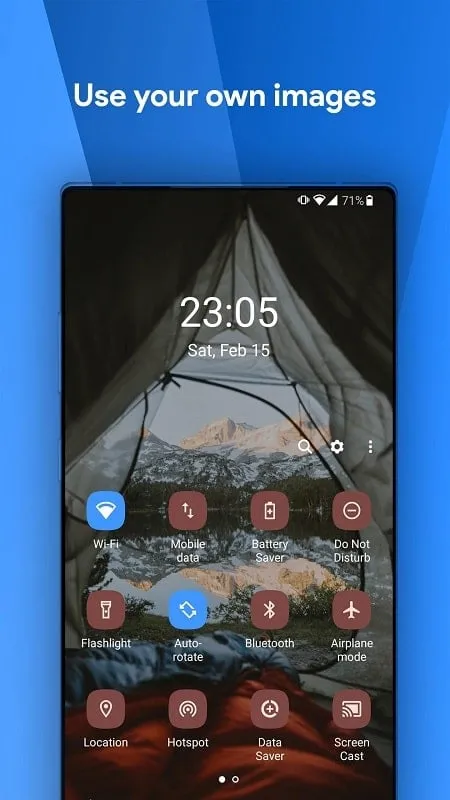 One Shade mod running on an Android device