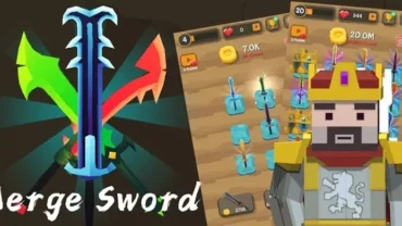 Opening Screen of Merge Sword.
