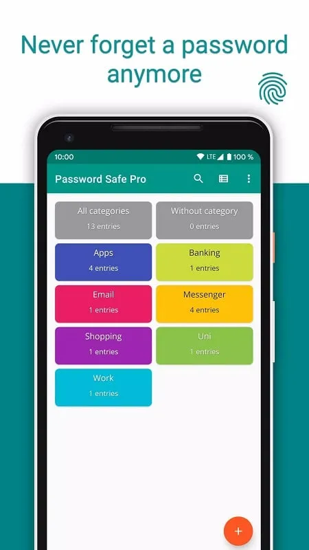 Password Safe mod interface showing premium features