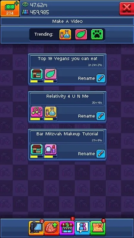 PewDiePie giving advice in Tuber Simulator.