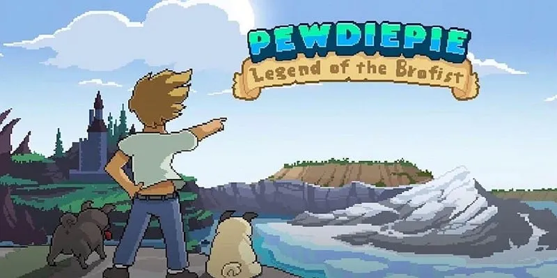 PewDiePie Legend of Brofist in action.