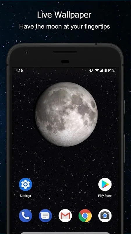 Phases of the Moon Pro mod live wallpaper