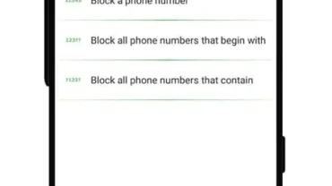 Phone Call Blocker mod interface showing premium features