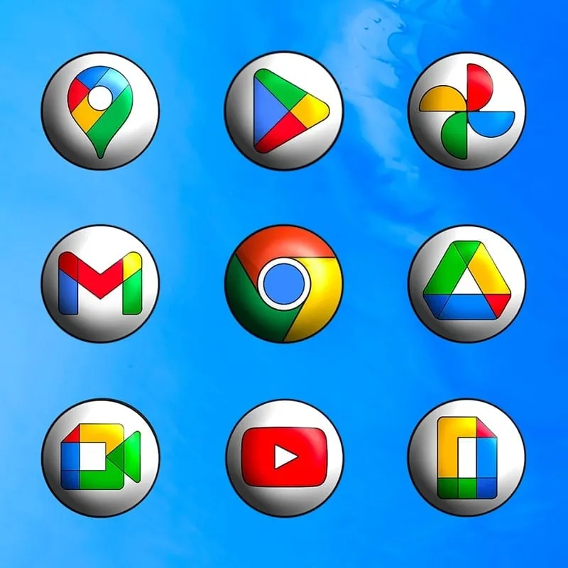 Pixly 3D mod showcasing different icon packs