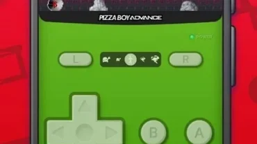 Pizza Boy GBA Pro mod interface showing premium features