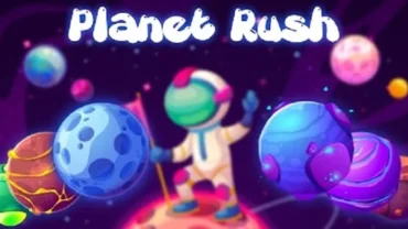 Planet Rush gameplay on an Android device.