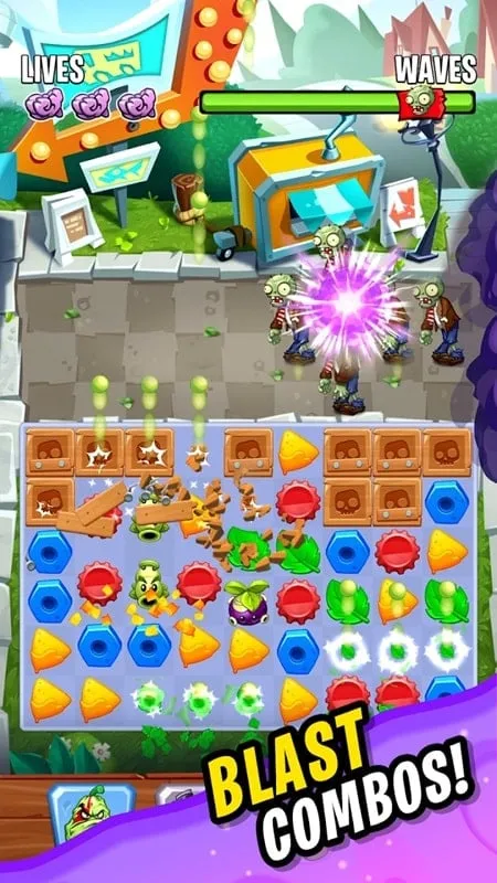 Plants vs Zombies Match mod apk