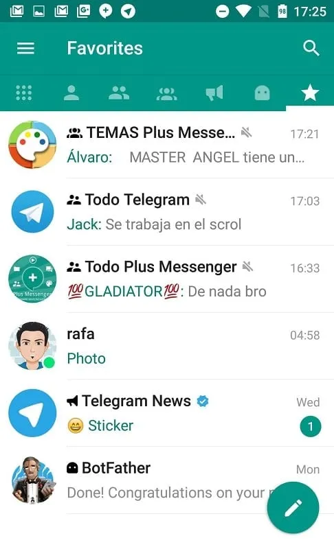 Plus Messenger mod download button