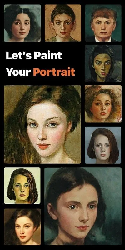 PortraitAI mod interface showing premium features