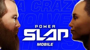 Power Slap game screen showing the main character.