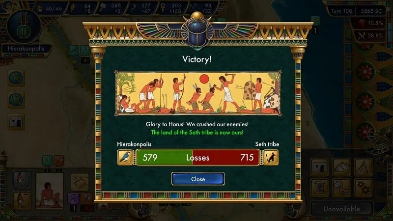 Predynastic Egypt in-game screenshot of gameplay.