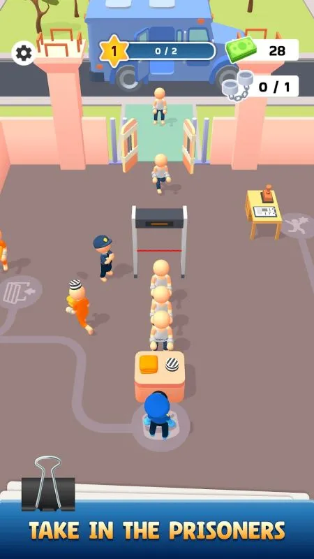 Prison Life screenshot showing the gameplay.