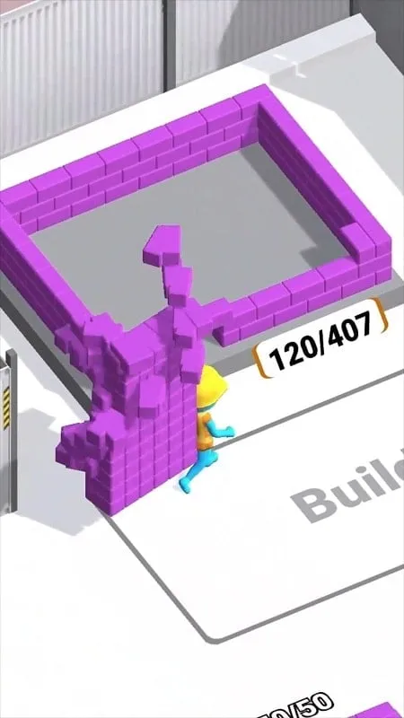 Pro Builder 3D gameplay screenshot.