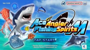 Promotional image for Ace Angler Fishing Spirits M showcasing various fish.
